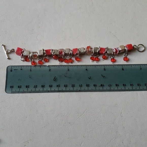 Silver Charm Bracelet. One of a Kind - Picture 5 of 6